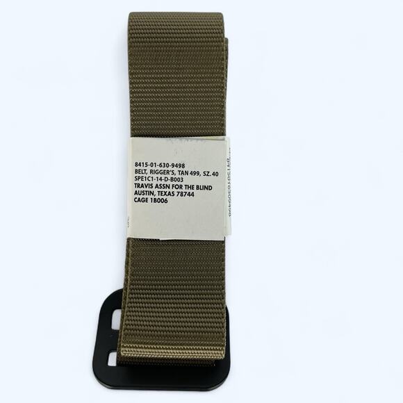 DEFENSE LOGISTICS AGENCY BELT NEW TAN SIZE 40 - Picture 2 of 2